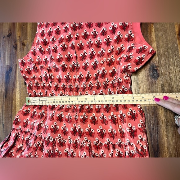 J. Crew Hyacinth dress in block-print crepe de chine A-line NEW XS $148 floral - Picture 5 of 14